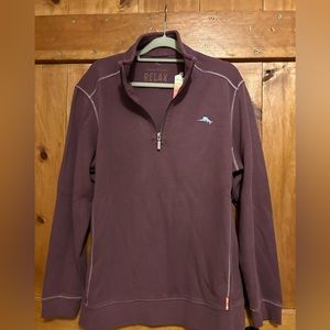 NWT Men’s Tommy Bahama half zip  size large